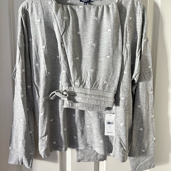 Splendid Embroidered ♡ Hearts Knit Long-Sleeve Top - Picture 6 of 7